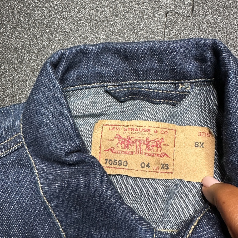 Levi's girls Blue Denim Jacket - Picture 3 of 6